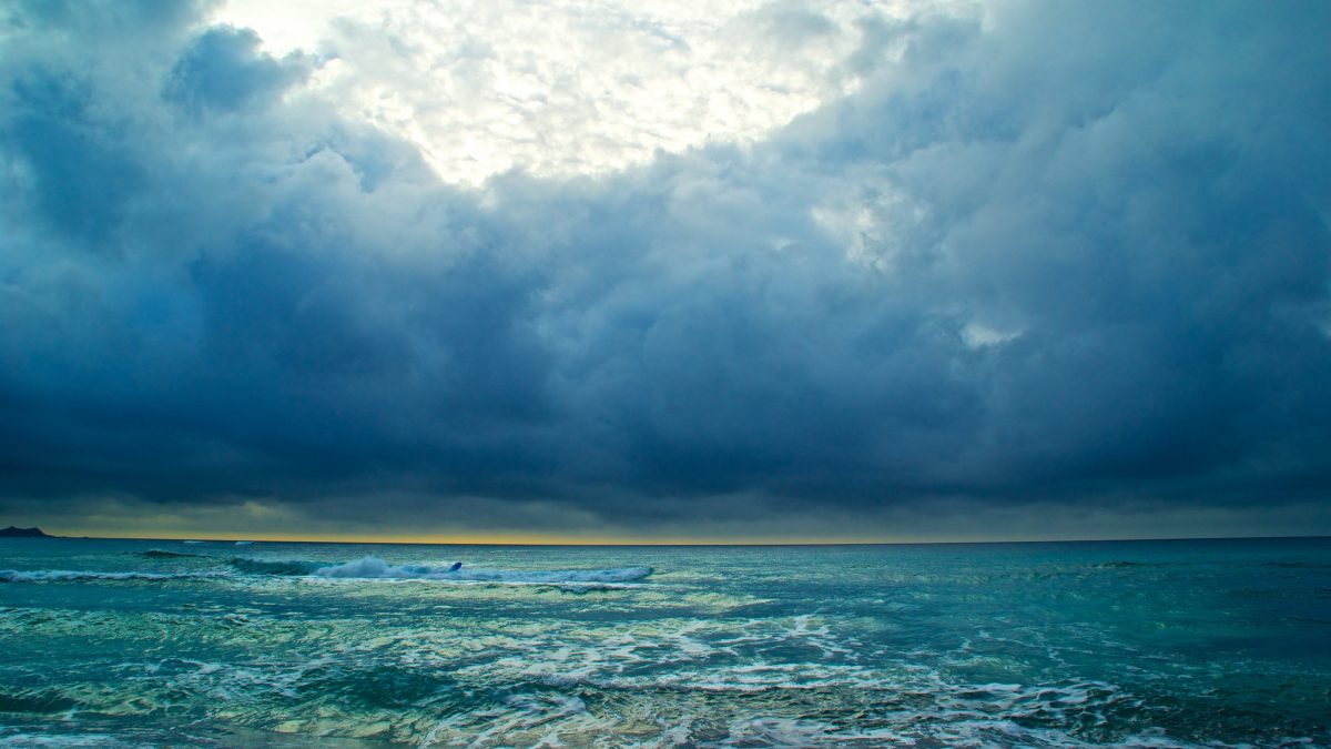 La foudre en mer