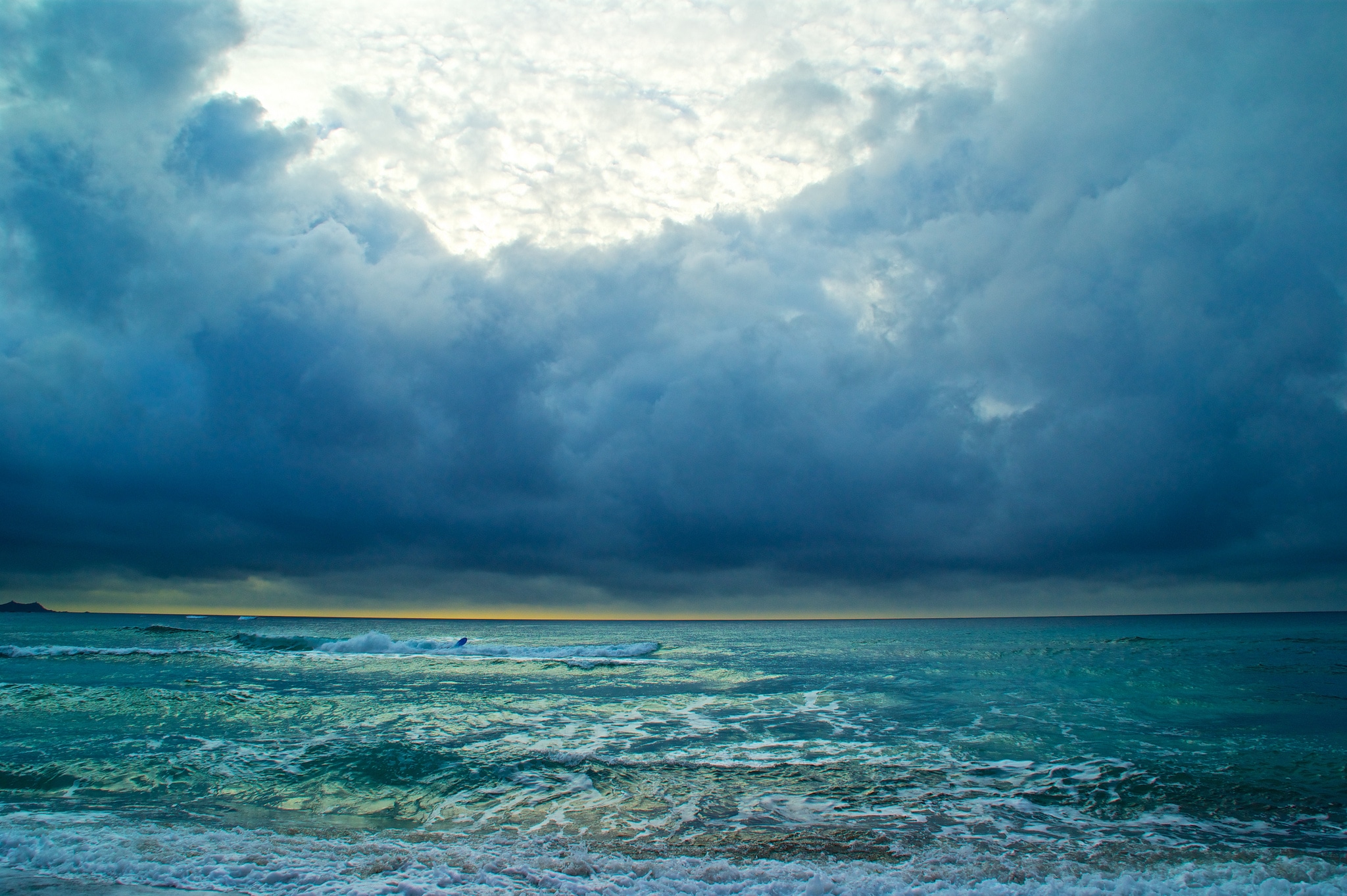 La foudre en mer